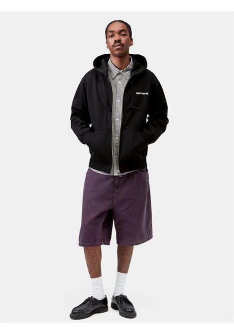 giacca hooded archive lines jacket uomo nera CARHARTT WIP | I03601389.XX